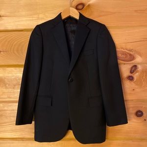 His First Hickey Freeman Black Suit. Size 8 boys.